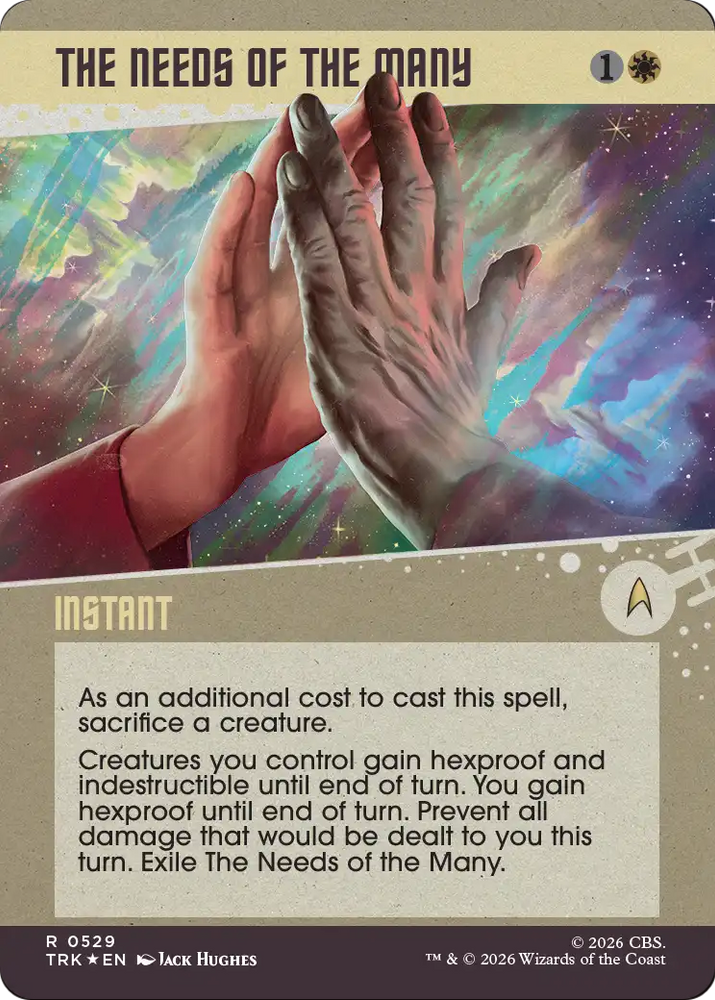 The Needs of the Many (Showcase) (Surge Foil) [Star Trek]