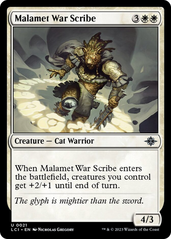 Malamet War Scribe [The Lost Caverns of Ixalan]