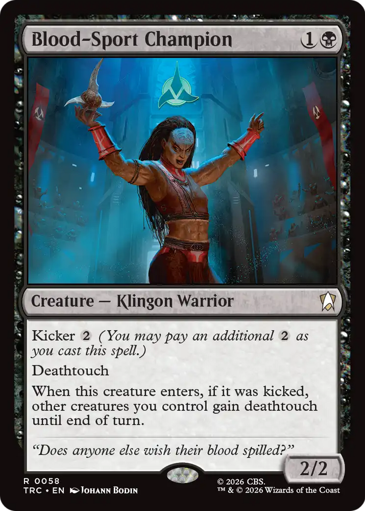 Blood-Sport Champion (Surge Foil) [Star Trek Commander]
