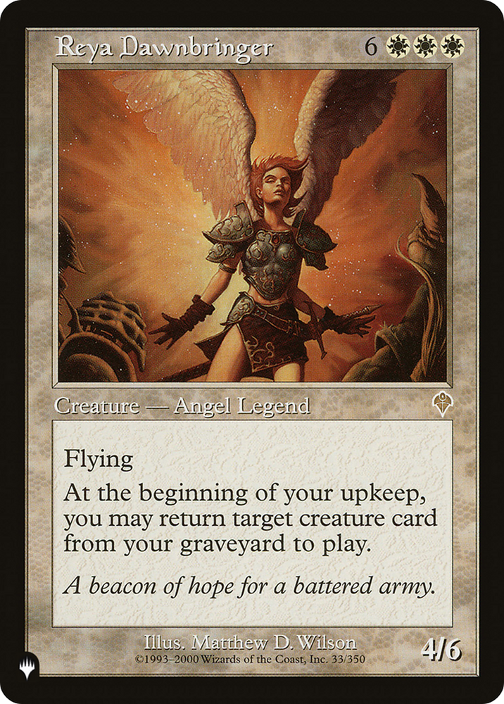 Reya Dawnbringer [The List]