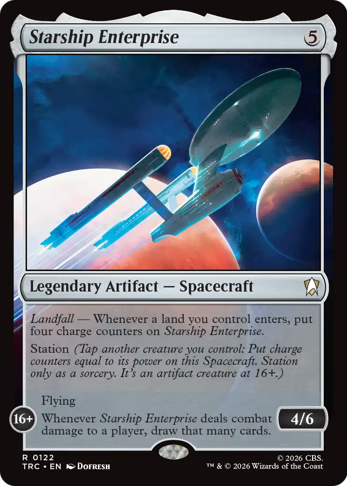 Starship Enterprise (Surge Foil) [Star Trek Commander]