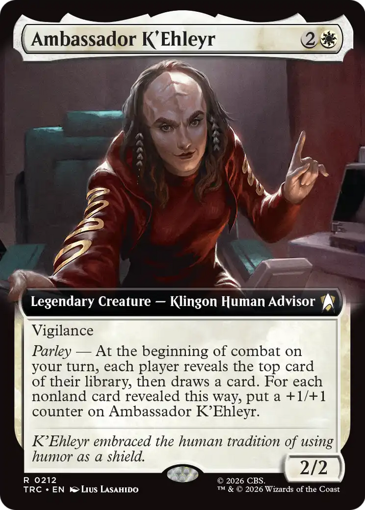 Ambassador K'Ehleyr (Extended Art) [Star Trek Commander]