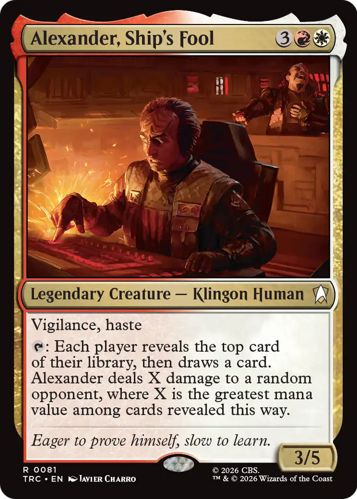 Alexander, Ship's Fool [Star Trek Commander]