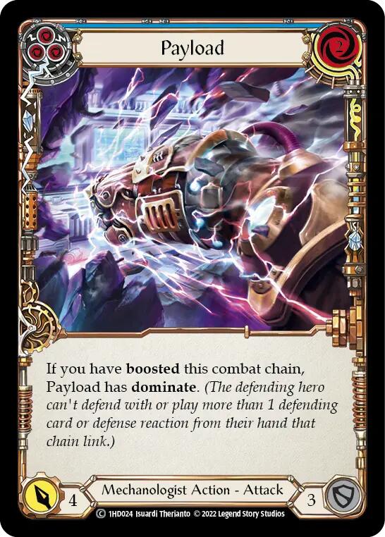 Payload (Blue) [1HD024] (History Pack 1 Dash Blitz Deck)