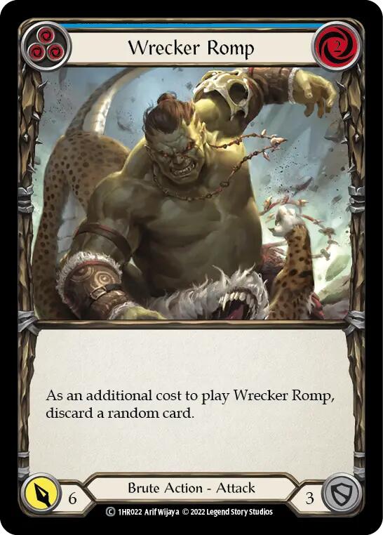 Wrecker Romp (Blue) [1HR022] (Historic Pack 1 Blitz Deck Rhinar)