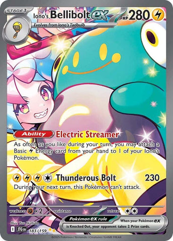 Iono's Bellibolt ex (183/159) [Scarlet & Violet: Journey Together]