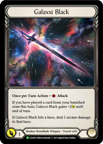 Galaxxi Black [LGS046] (Promo)  Cold Foil