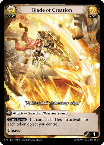 Blade of Creation (003) [Supporter Pack 3]