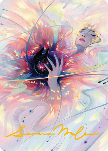 Beyond the Quiet Art Card (Gold-Stamped Signature) [Edge of Eternities Art Series]