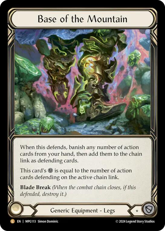 Base of the Mountain [MPG113] (Mastery Pack Guardian)  Cold Foil