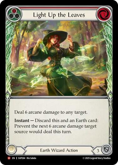 Light Up the Leaves (Red) [SUP264] (Super Slam)