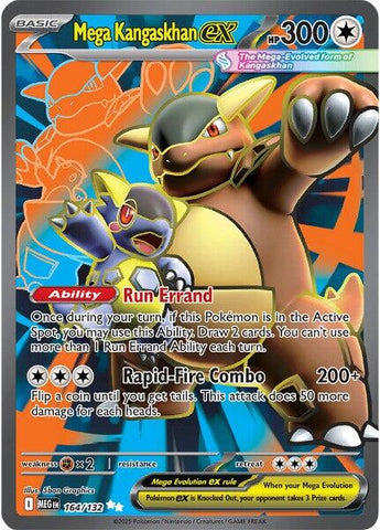 Mega Kangaskhan ex (164/132) [Mega Evolution: Base Set]