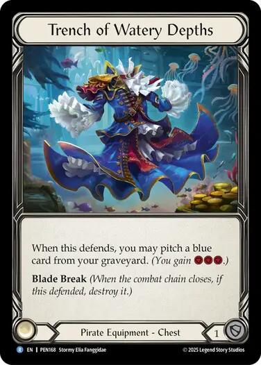 Trench of Watery Depths [PEN168] (Compendium of Rathe)  Cold Foil