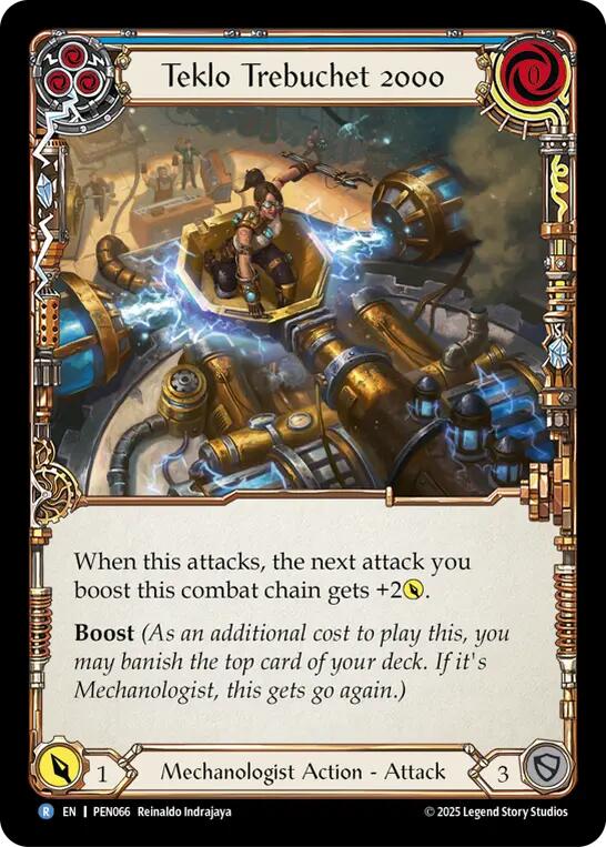 Teklo Trebuchet 2000 [PEN066] (Compendium of Rathe)  Rainbow Foil
