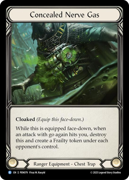 Concealed Nerve Gas [PEN079] (Compendium of Rathe)  Cold Foil