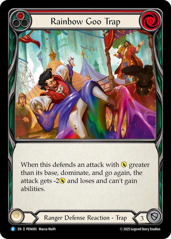 Rainbow Goo Trap (Red) (Rainbow Foil) [PEN085] (Compendium of Rathe)  Rainbow Foil