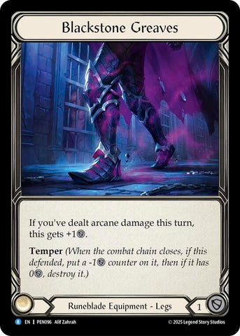 Blackstone Greaves [PEN096] (Compendium of Rathe)
