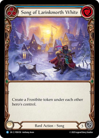 Song Of Larinkmorth White (Blue) (Regular) [PEN150] (Compendium of Rathe)