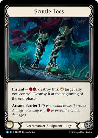 Scuttle Toes [PEN155] (Compendium of Rathe)  Cold Foil