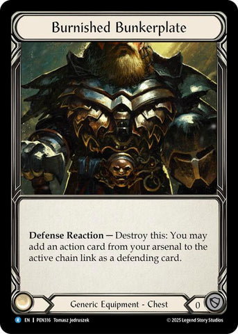 Burnished Bunkerplate [PEN316] (Compendium of Rathe)  Cold Foil