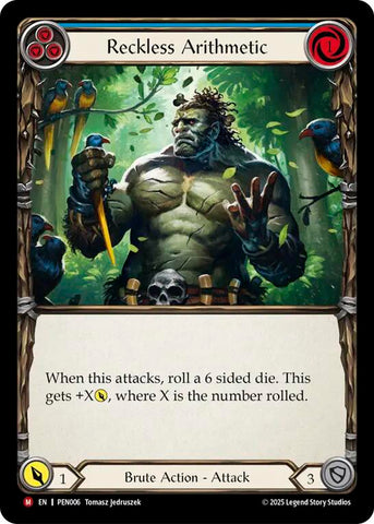 Reckless Arithmetic (Blue) [PEN006] (Compendium of Rathe)