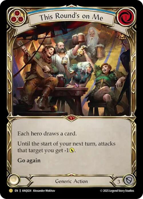 This Rounds On Me (Blue) (Gold) [ANQ024] (Compendium of Rathe - Antiquity Pack)