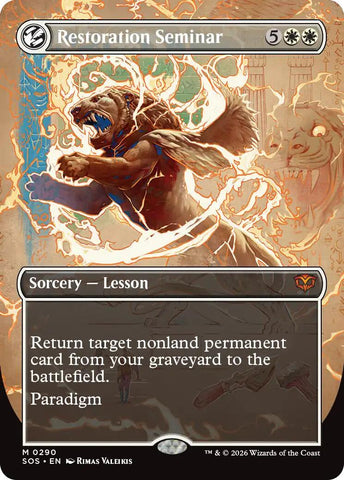 Restoration Seminar (Borderless) [Secrets of Strixhaven]