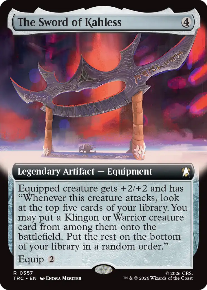 The Sword of Kahless (Extended Art) [Star Trek Commander]