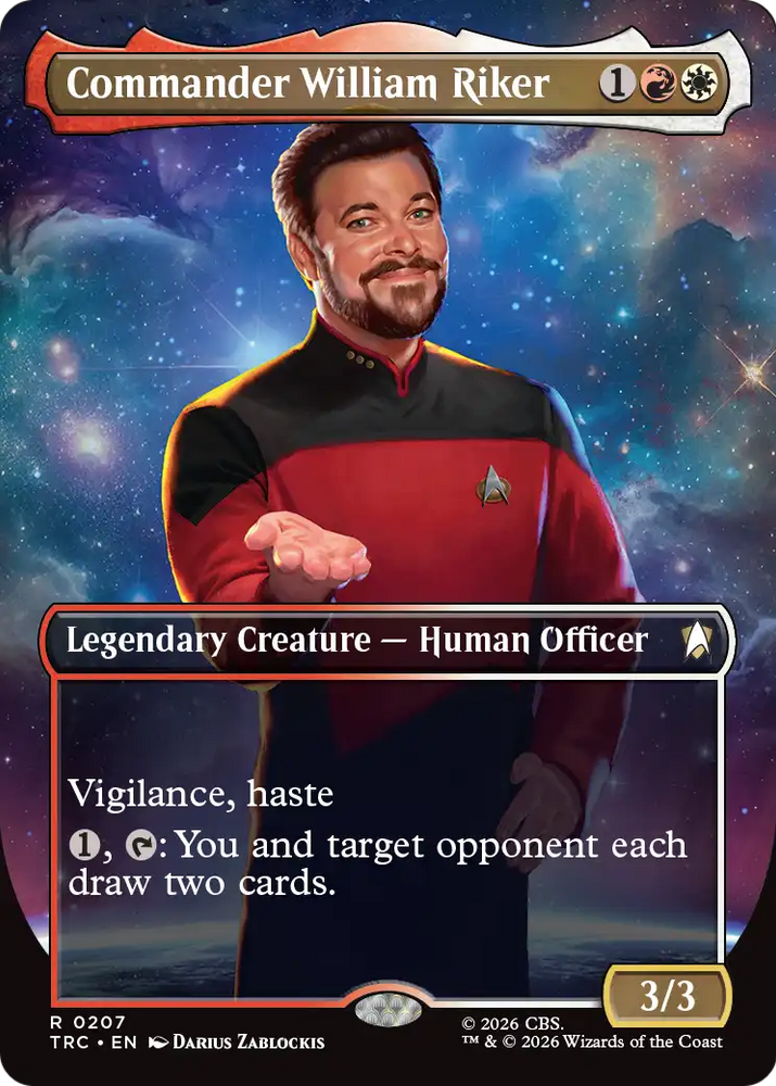 Commander William Riker (Borderless) [Star Trek Commander]