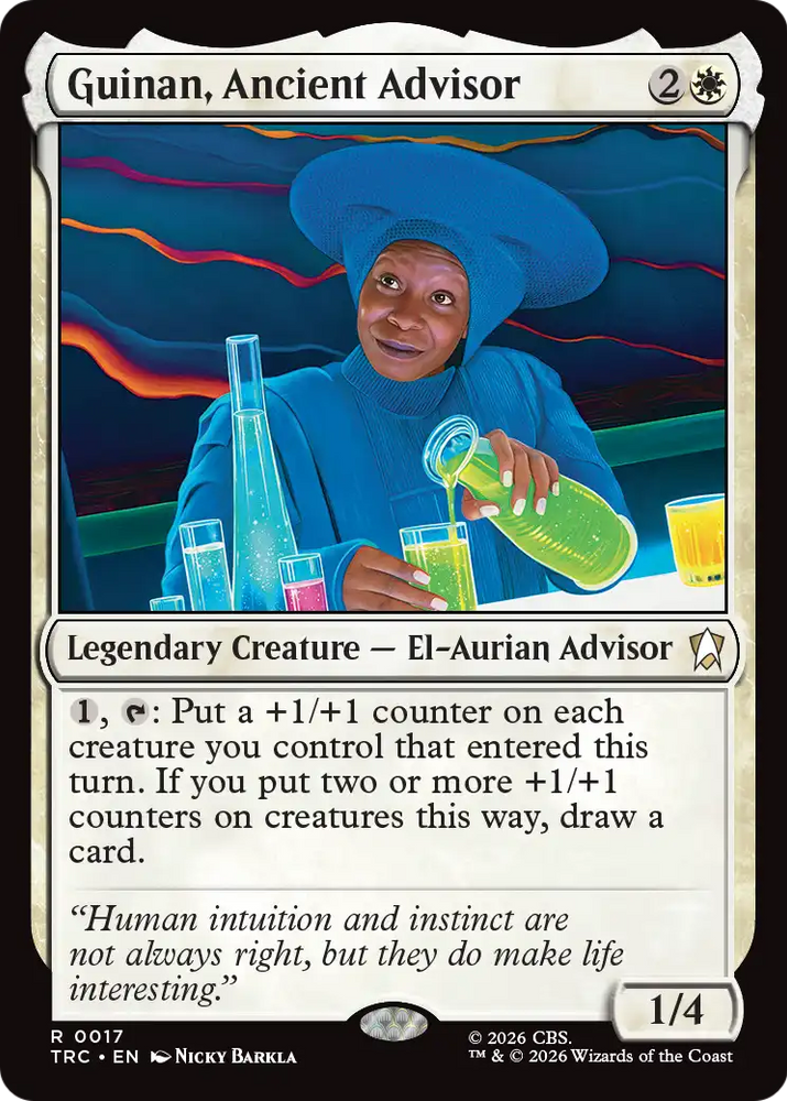 Guinan, Ancient Advisor (Surge Foil) [Star Trek Commander]