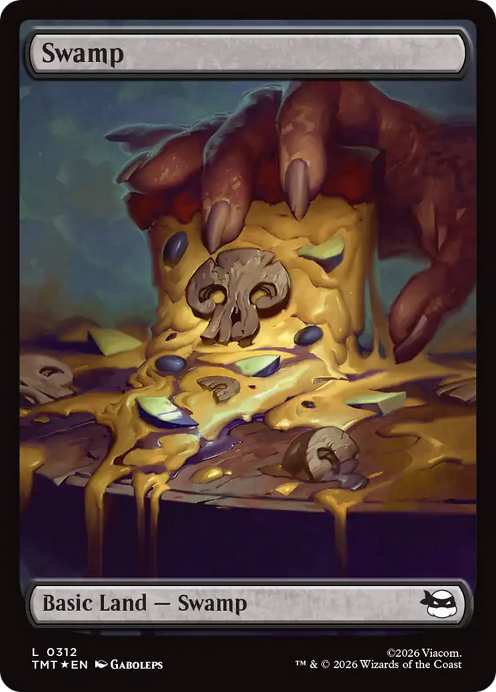 Swamp (0312) (Surge Foil) [Teenage Mutant Ninja Turtles]