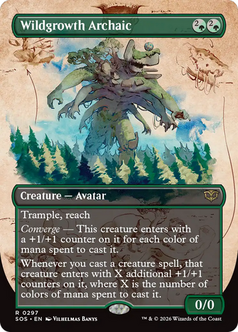 Wildgrowth Archaic (Borderless) [Secrets of Strixhaven]