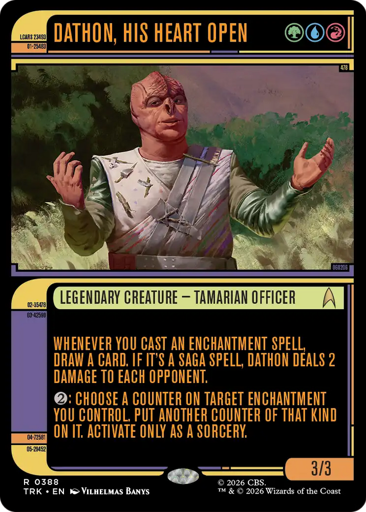 Dathon, His Heart Open (Showcase) [Star Trek]