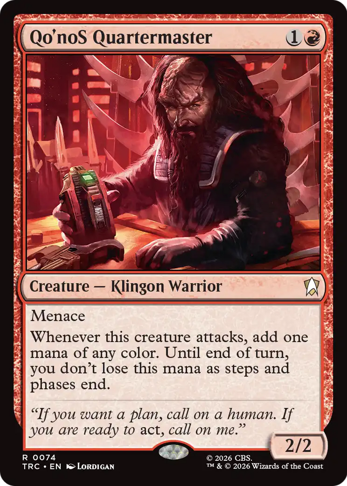 Qo'noS Quartermaster (Surge Foil) [Star Trek Commander]