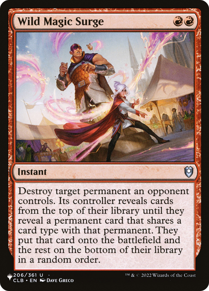 Wild Magic Surge (CM2) [The List]