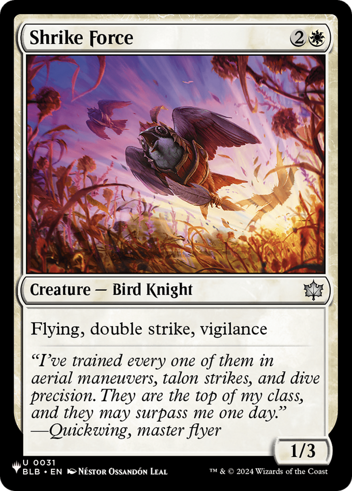 Shrike Force [The List]