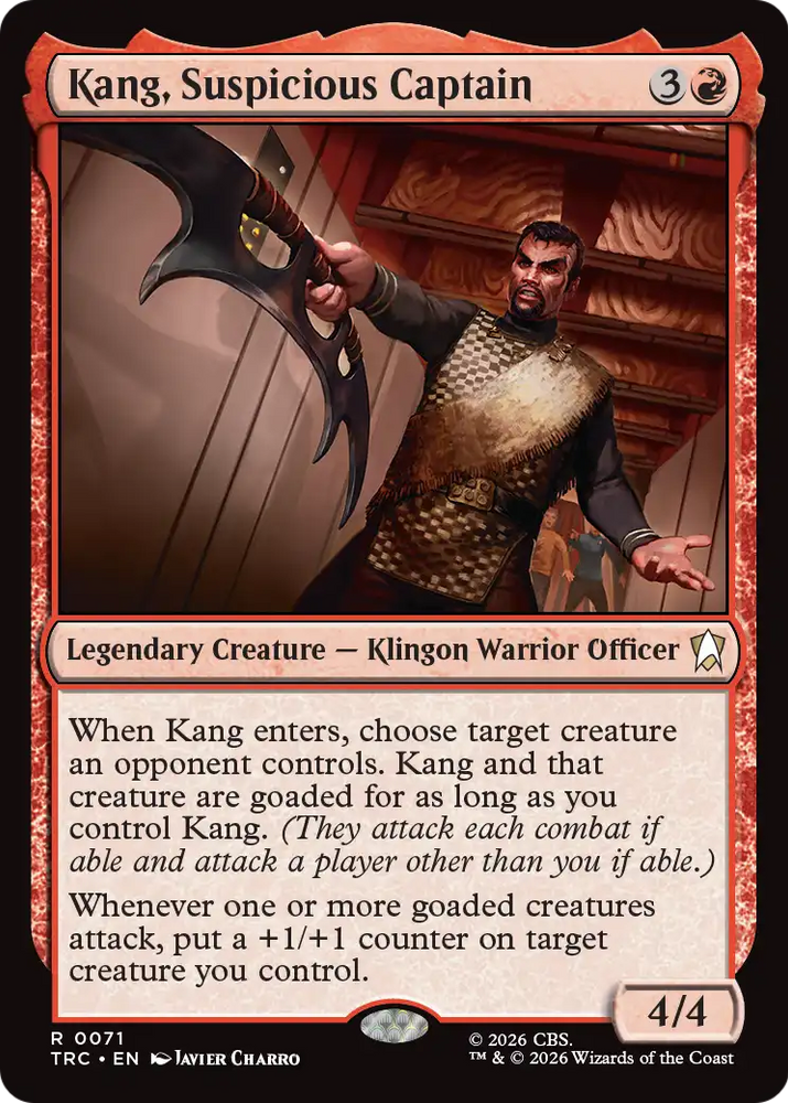 Kang, Suspicious Captain (Surge Foil) [Star Trek Commander]