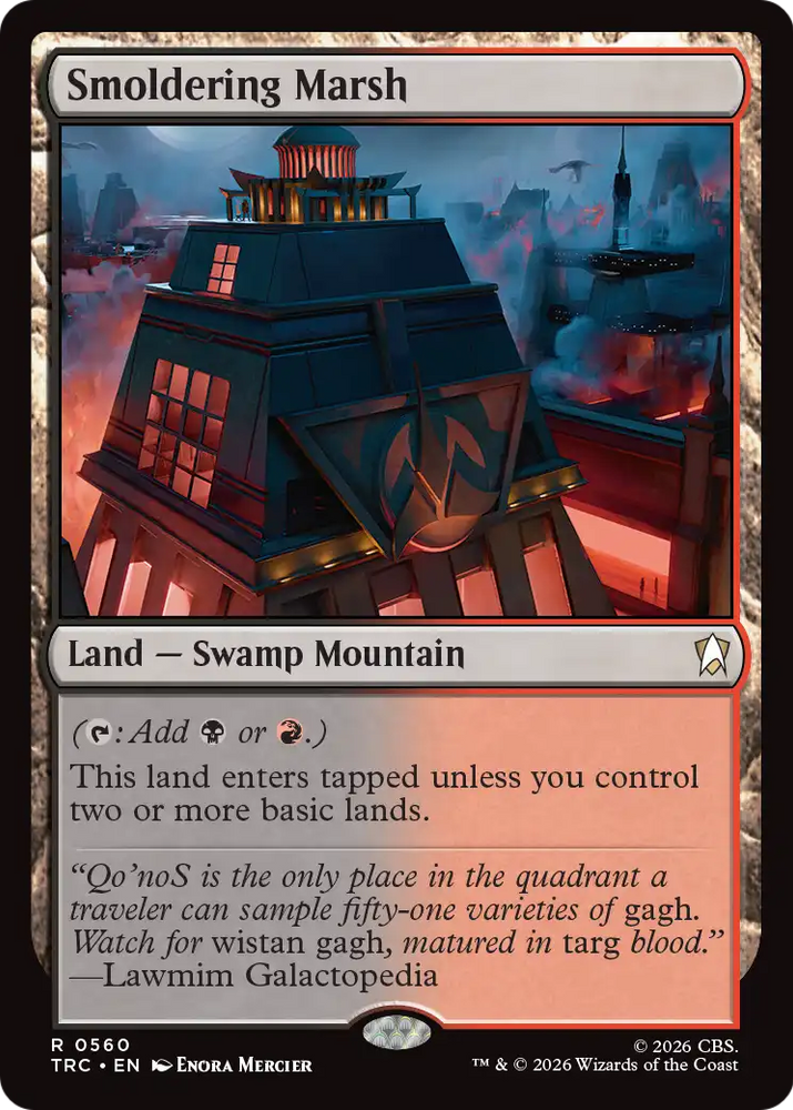 Smoldering Marsh (Surge Foil) [Star Trek Commander]