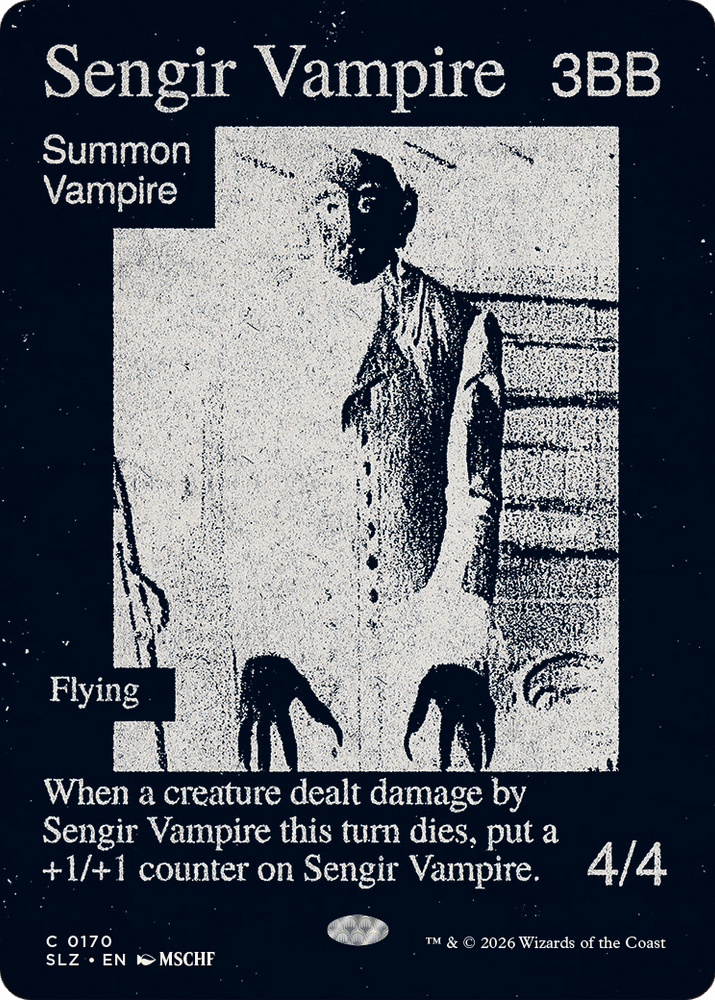 Sengir Vampire (0170) [Secret Lair x MSCHF: The Zeta Set]