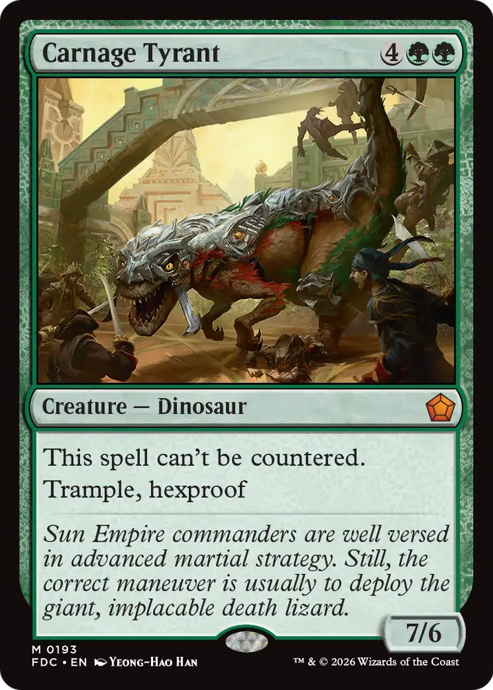 Carnage Tyrant [Foundations Commander]