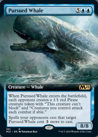 Pursued Whale (Extended Art) [Core Set 2021]