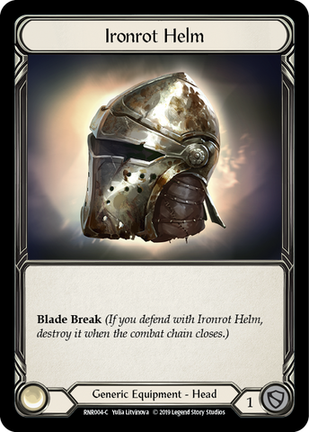 Ironrot Helm [RNR004-C] (Rhinar Hero Deck)  1st Edition Normal