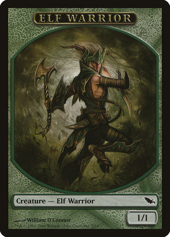 Elf Warrior (5/12) [Shadowmoor Tokens]