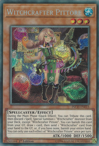 Witchcrafter Pittore [INCH-EN015] Secret Rare