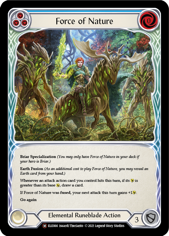 Force of Nature [U-ELE066] Unlimited Rainbow Foil