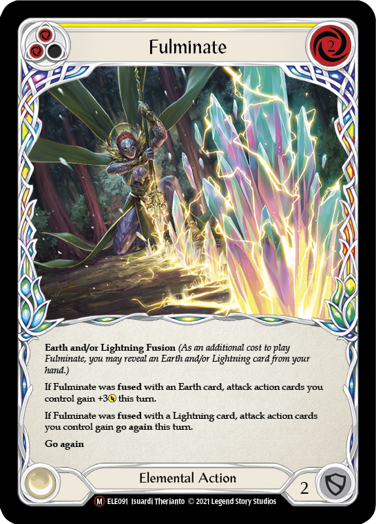 Fulminate [U-ELE091] Unlimited Rainbow Foil