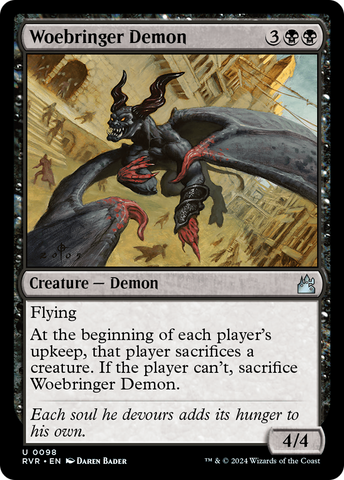 Woebringer Demon [Ravnica Remastered]