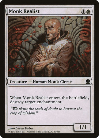 Monk Realist [Commander 2011]