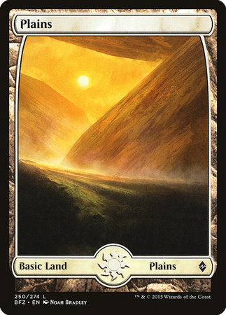 Plains (250) - Full Art [Battle for Zendikar]