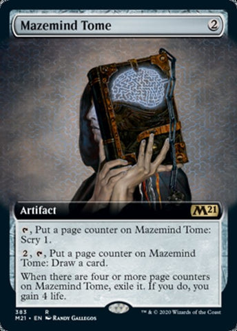 Mazemind Tome (Extended Art) [Core Set 2021]